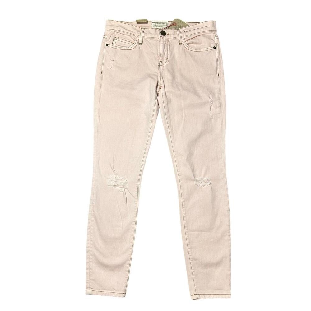 Current/Elliott The Stiletto Cropped Skinny Jean Blush Pink NEW
